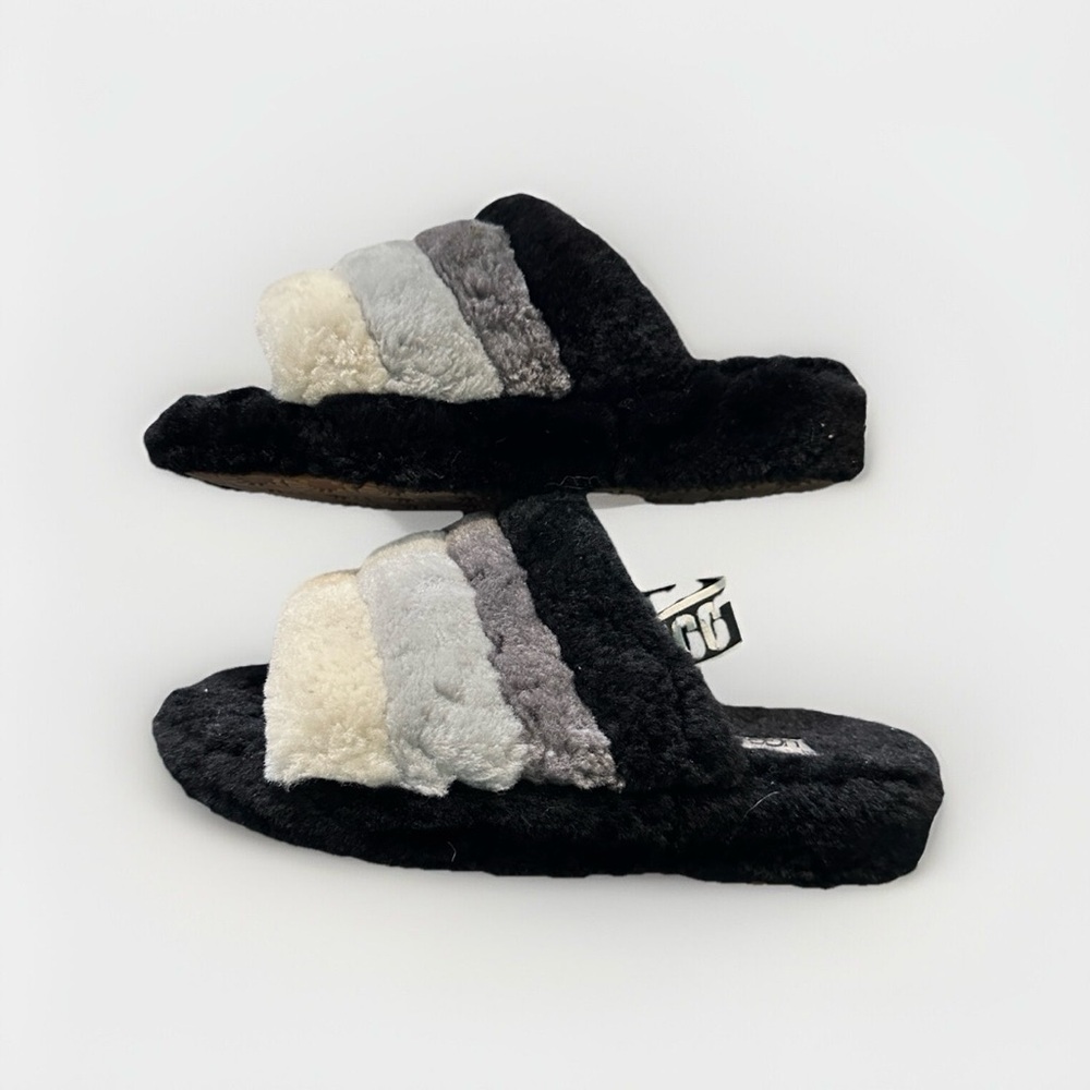 UGG Women's Fluff Yeah Slides‎ Slippers Multicolor Size 12 S/N 1097169 - Picture 5 of 8